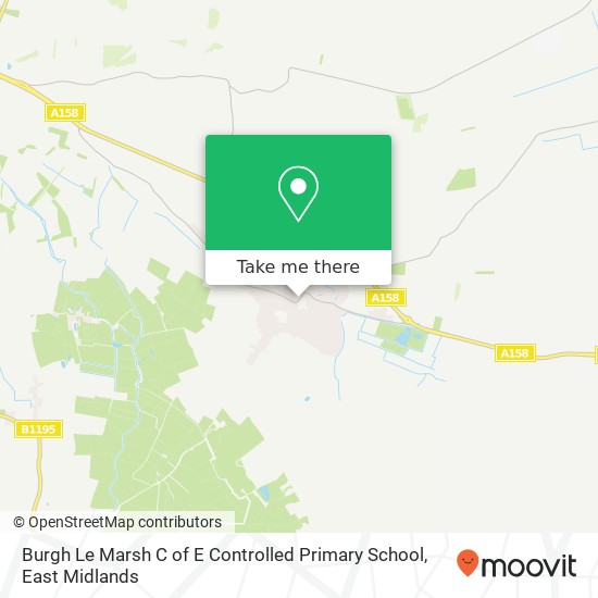 Burgh Le Marsh C of E Controlled Primary School map