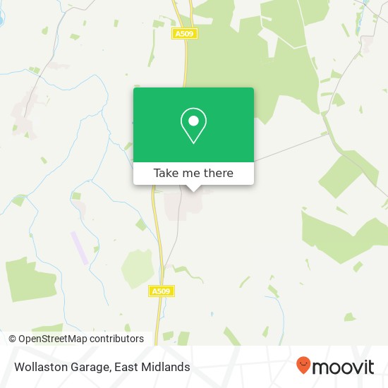 Wollaston Garage map