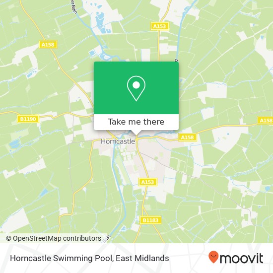 Horncastle Swimming Pool map