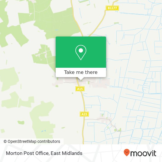 Morton Post Office map