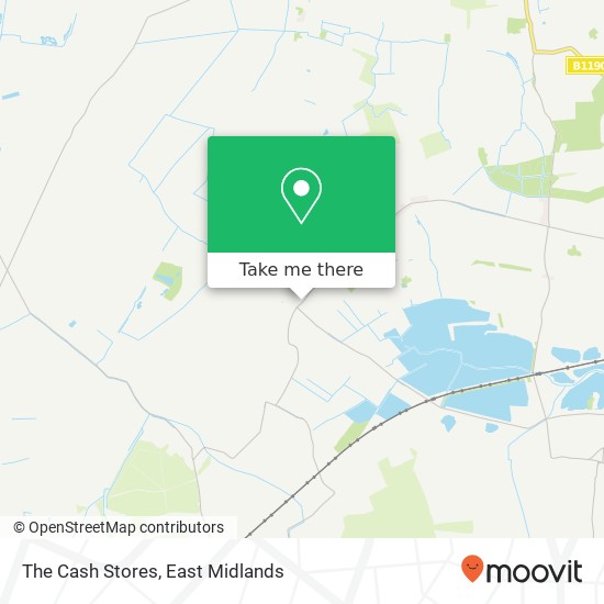 The Cash Stores map