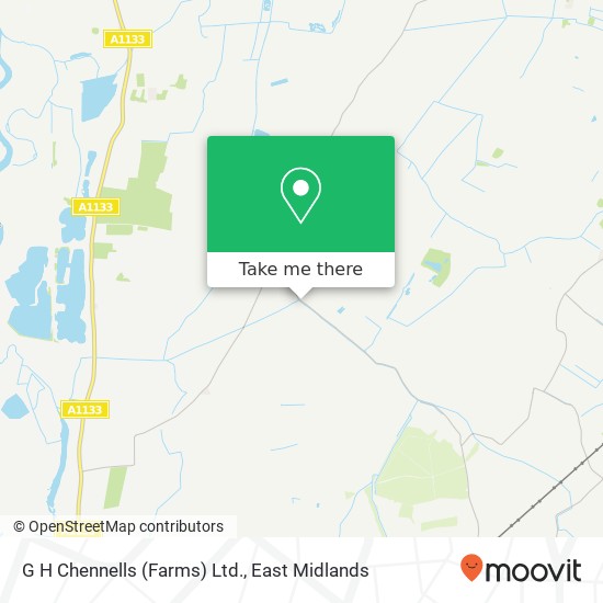 G H Chennells (Farms) Ltd. map