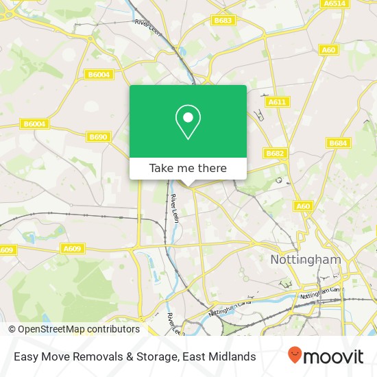 Easy Move Removals & Storage map