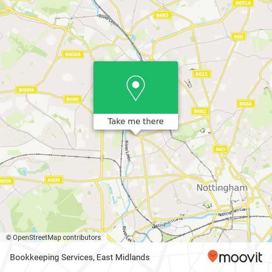 Bookkeeping Services map