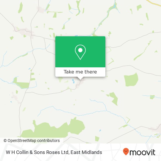 W H Collin & Sons Roses Ltd map
