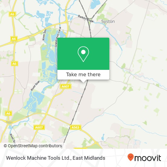 Wenlock Machine Tools Ltd. map