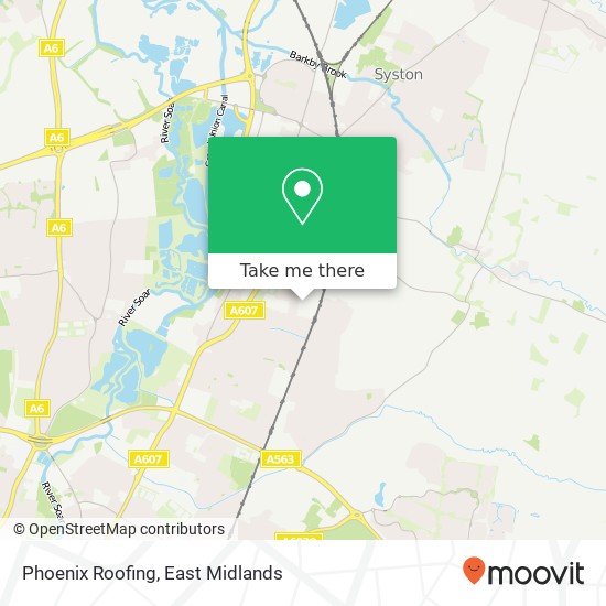 Phoenix Roofing map