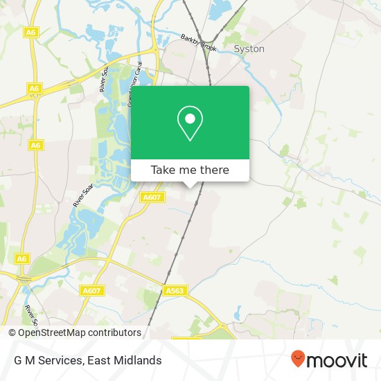 G M Services map