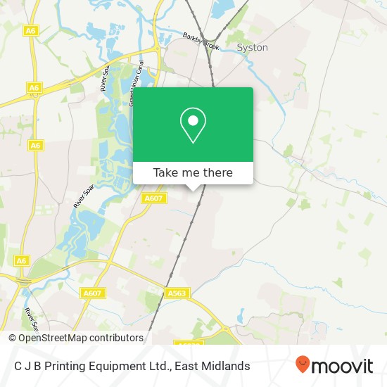 C J B Printing Equipment Ltd. map