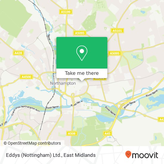 Eddys (Nottingham) Ltd. map