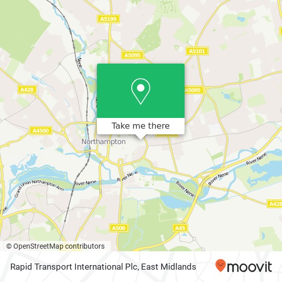 Rapid Transport International Plc map