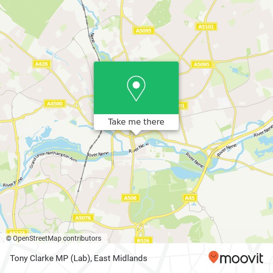 Tony Clarke MP (Lab) map