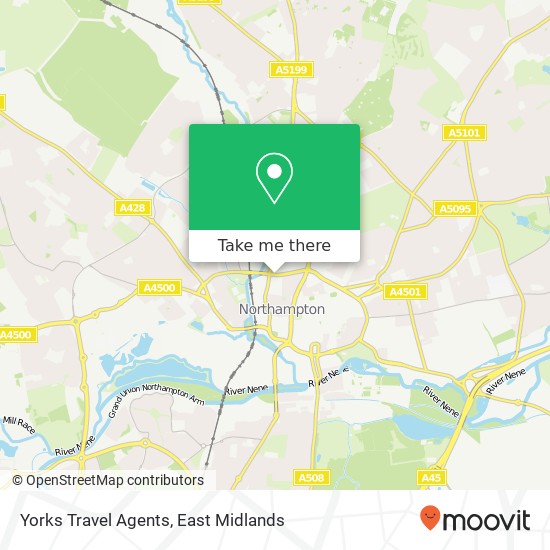 Yorks Travel Agents map