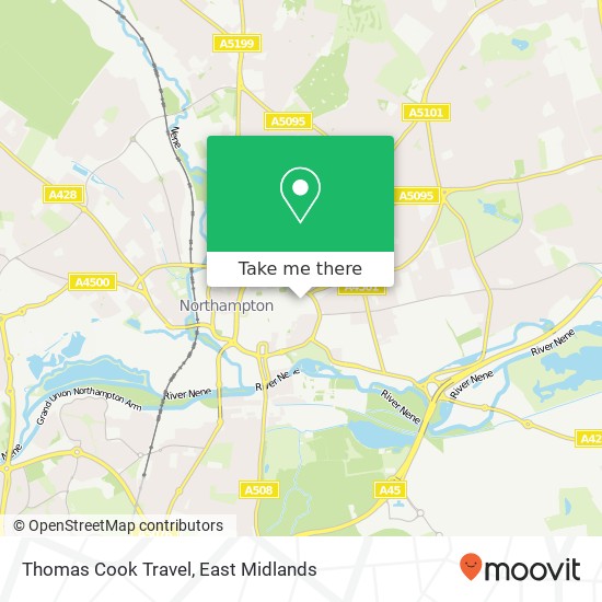 Thomas Cook Travel map