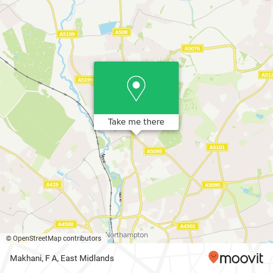 Makhani, F A map