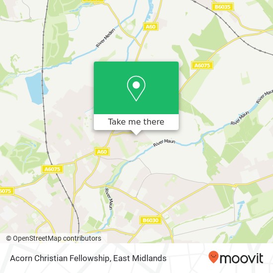 Acorn Christian Fellowship map