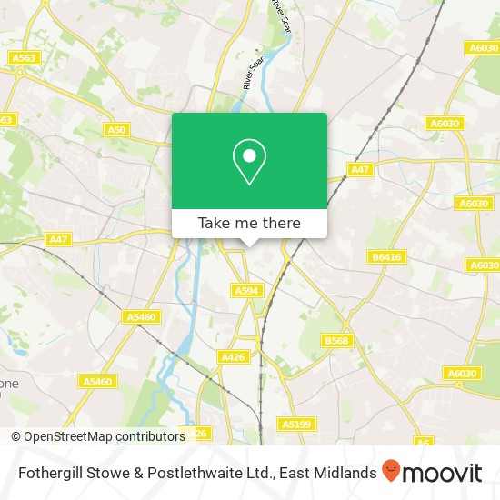Fothergill Stowe & Postlethwaite Ltd. map