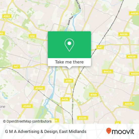 G M A Advertising & Design map