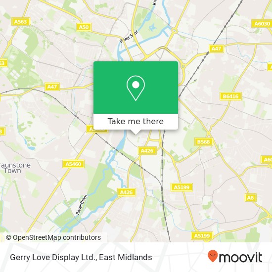 Gerry Love Display Ltd. map