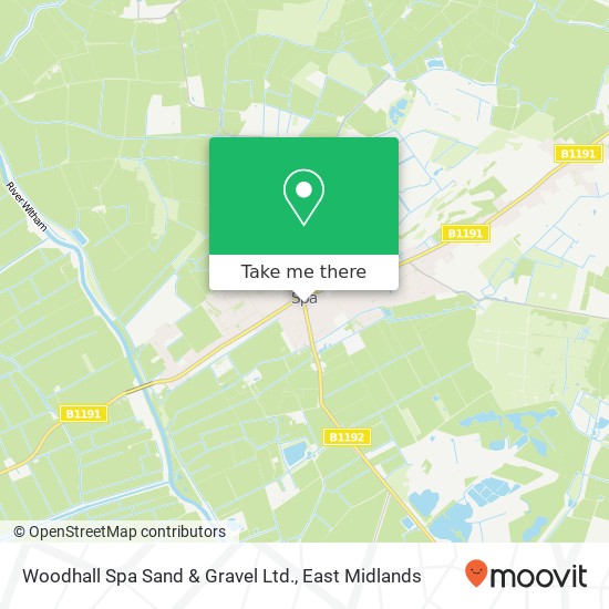 Woodhall Spa Sand & Gravel Ltd. map