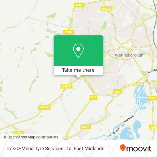 Trak-O-Mend Tyre Services Ltd map