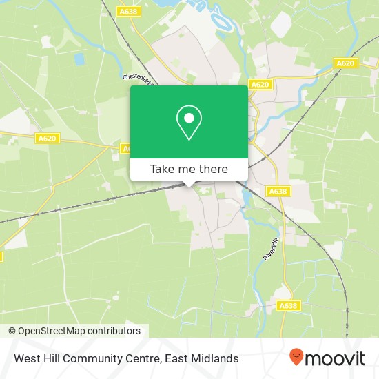 West Hill Community Centre map