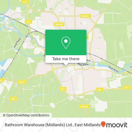 Bathroom Warehouse (Midlands) Ltd. map