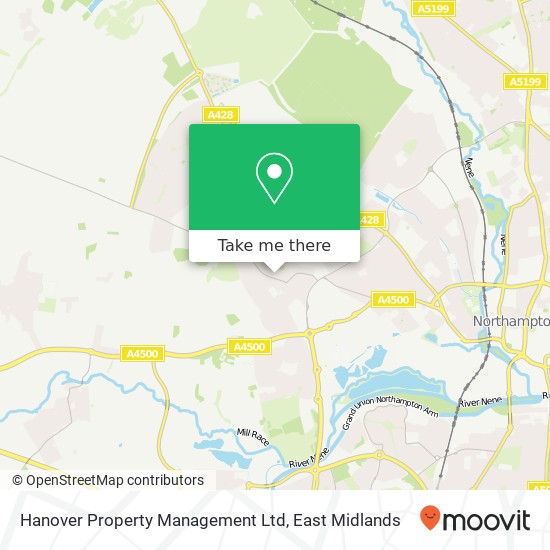 Hanover Property Management Ltd map