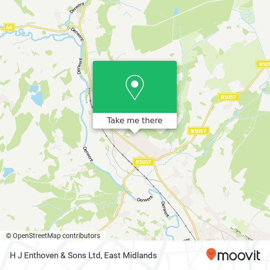 H J Enthoven & Sons Ltd map
