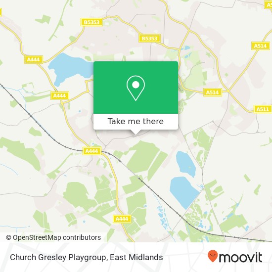 Church Gresley Playgroup map