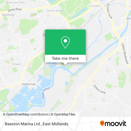 Beeston Marina Ltd. map