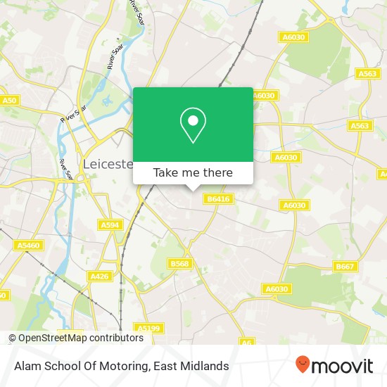 Alam School Of Motoring map