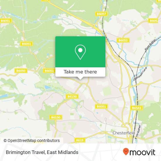 Brimington Travel map