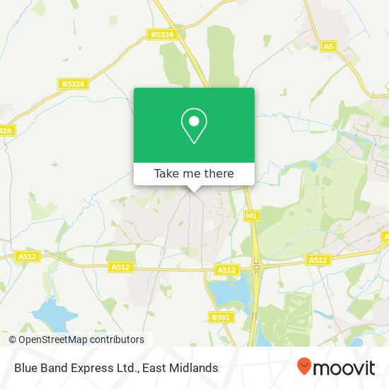 Blue Band Express Ltd. map