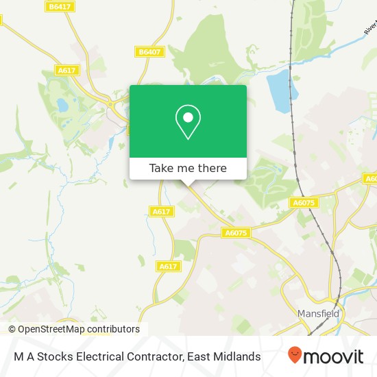 M A Stocks Electrical Contractor map