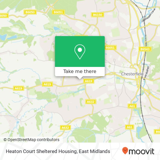 Heaton Court Sheltered Housing map