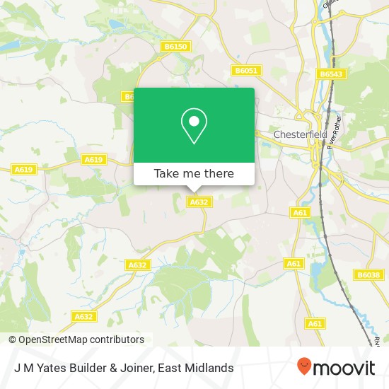 J M Yates Builder & Joiner map