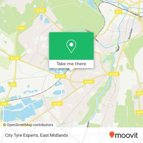 City Tyre Experts map