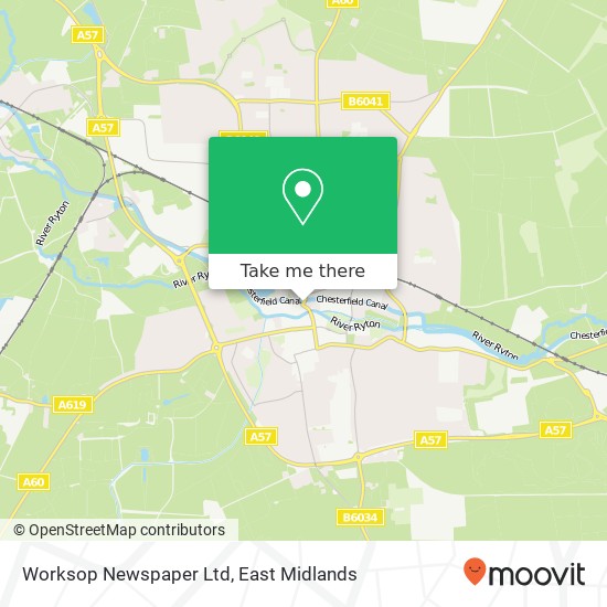 Worksop Newspaper Ltd map