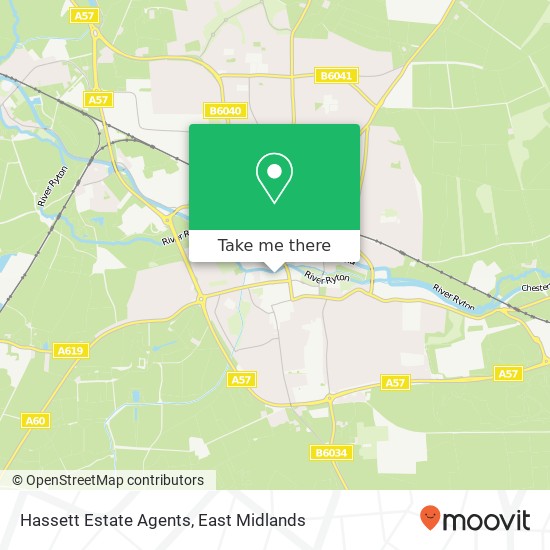 Hassett Estate Agents map