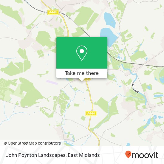 John Poynton Landscapes map