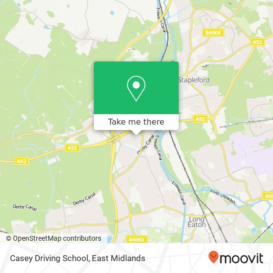 Casey Driving School map