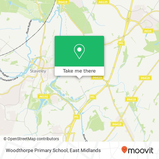 Woodthorpe Primary School map