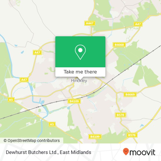 Dewhurst Butchers Ltd. map