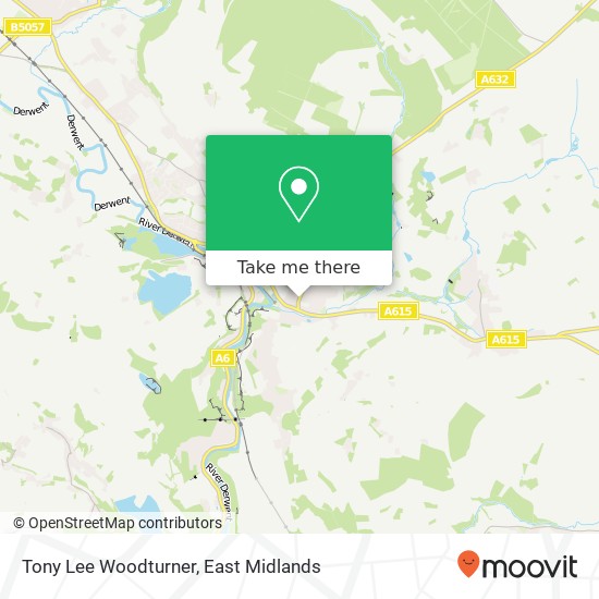 Tony Lee Woodturner map