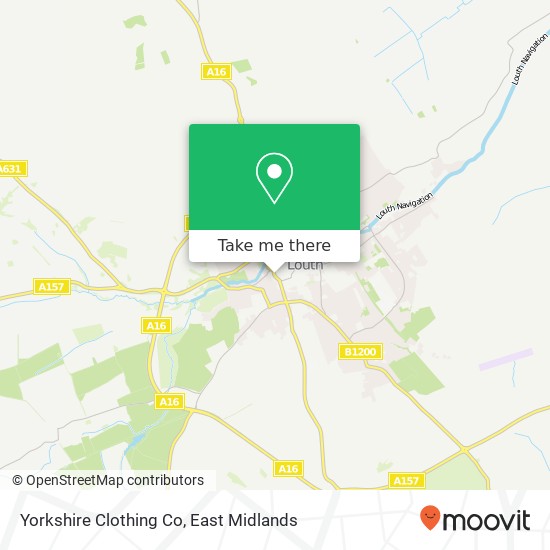 Yorkshire Clothing Co map