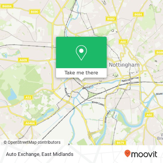 Auto Exchange map