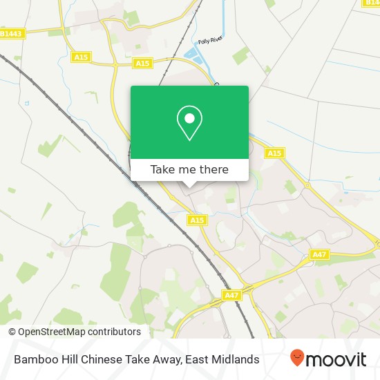 Bamboo Hill Chinese Take Away map