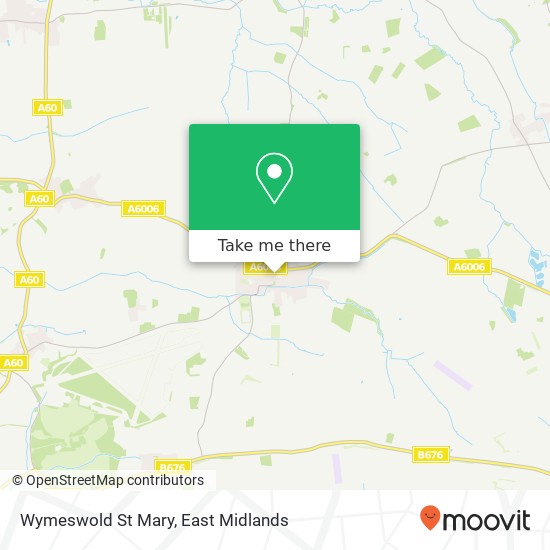 Wymeswold St Mary map