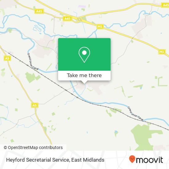 Heyford Secretarial Service map
